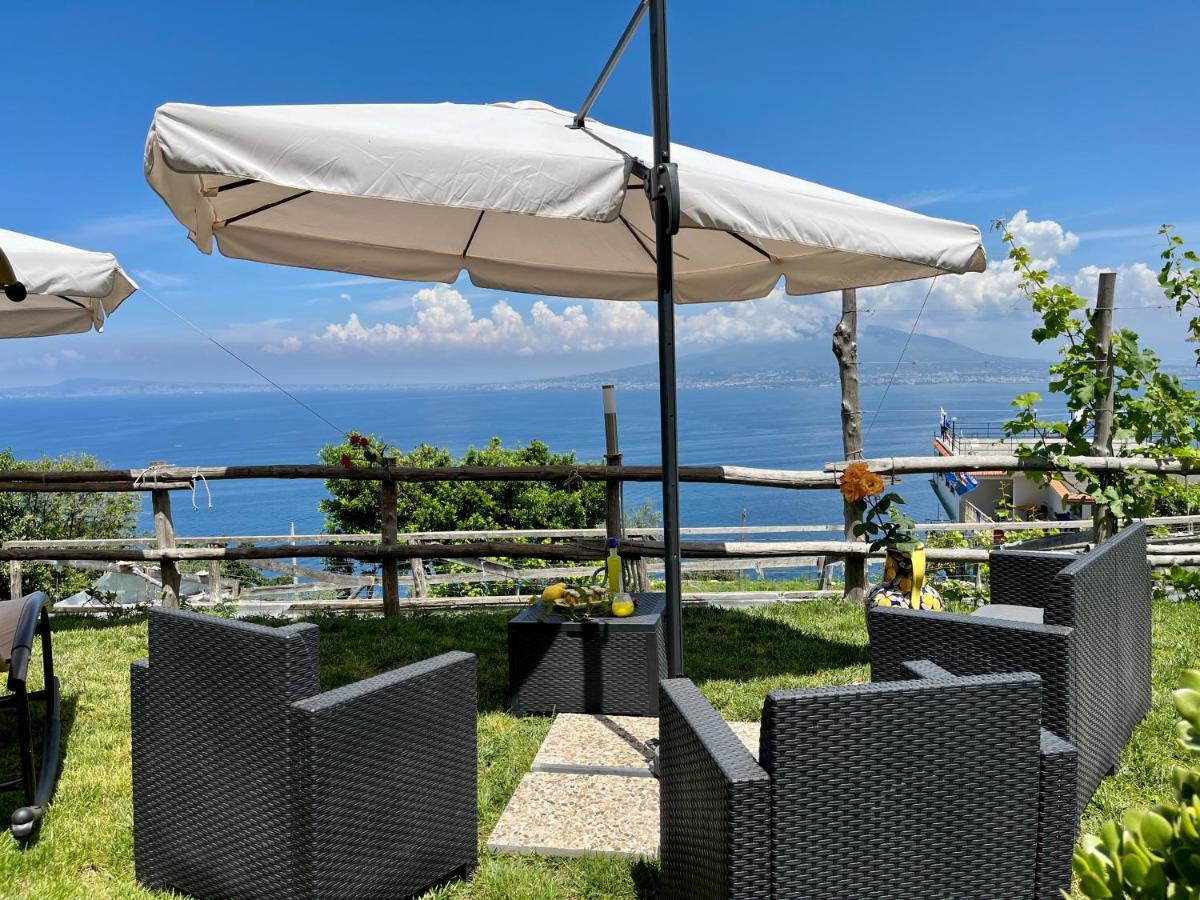 La Badia Montechiaro - Breathtaking View Of Sorrento Coast Vico Equense Exterior foto