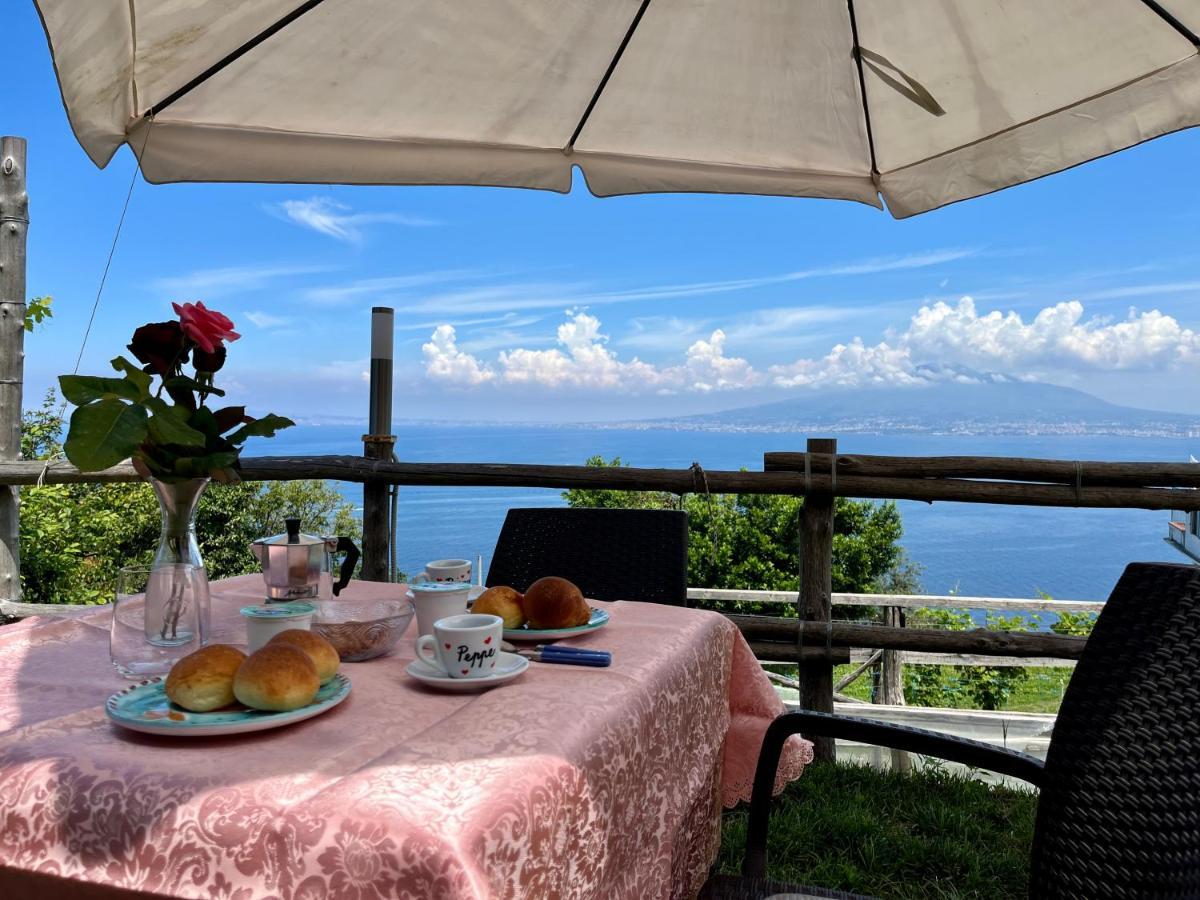La Badia Montechiaro - Breathtaking View Of Sorrento Coast Vico Equense Exterior foto