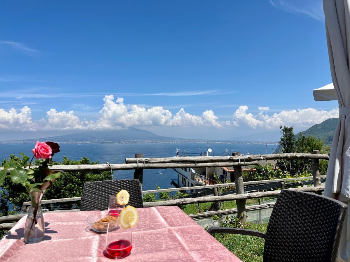 La Badia Montechiaro - Breathtaking View Of Sorrento Coast Vico Equense Exterior foto