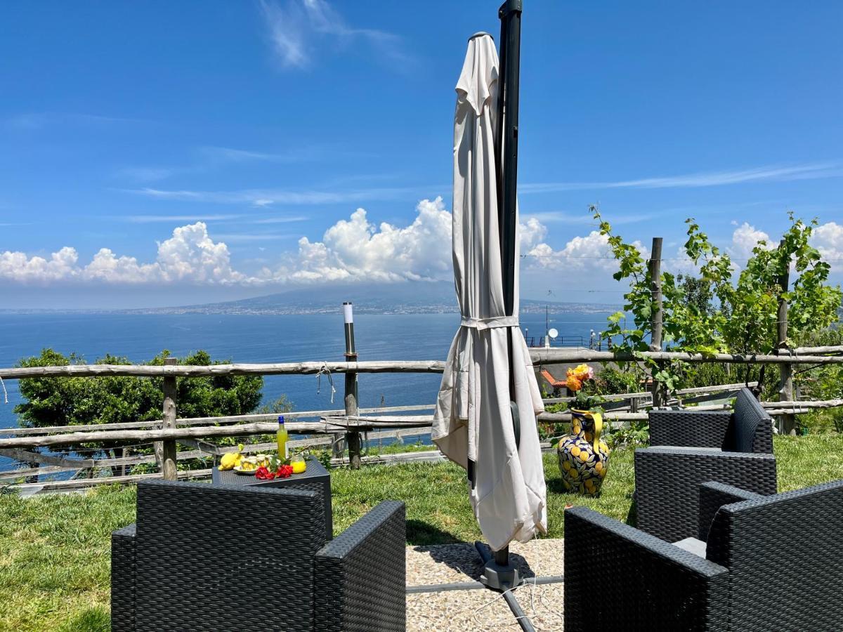 La Badia Montechiaro - Breathtaking View Of Sorrento Coast Vico Equense Exterior foto