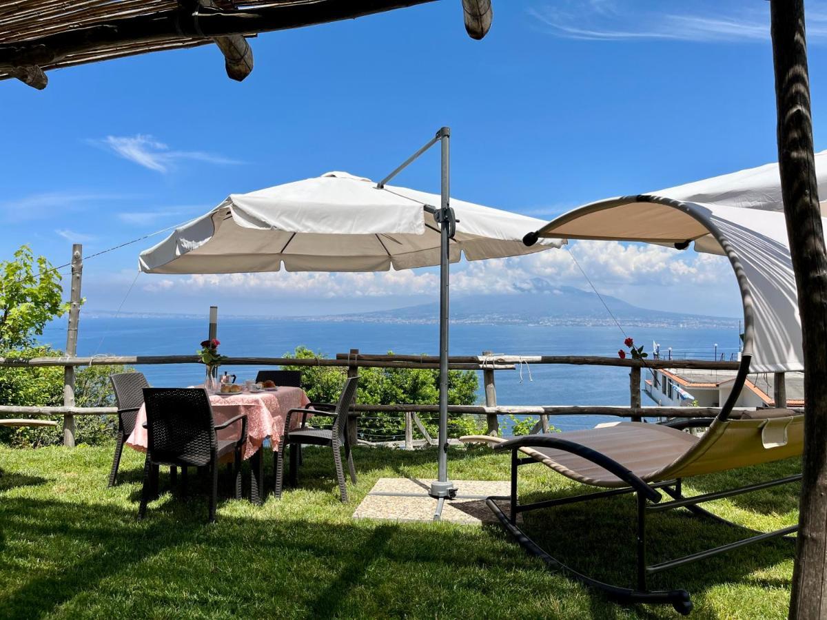 La Badia Montechiaro - Breathtaking View Of Sorrento Coast Vico Equense Exterior foto